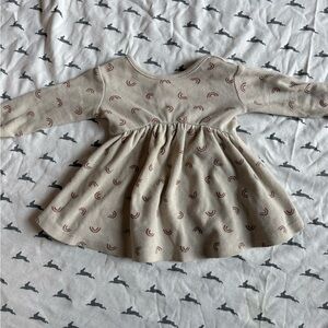 Quincy Mae Dress with Rainbow Pattern